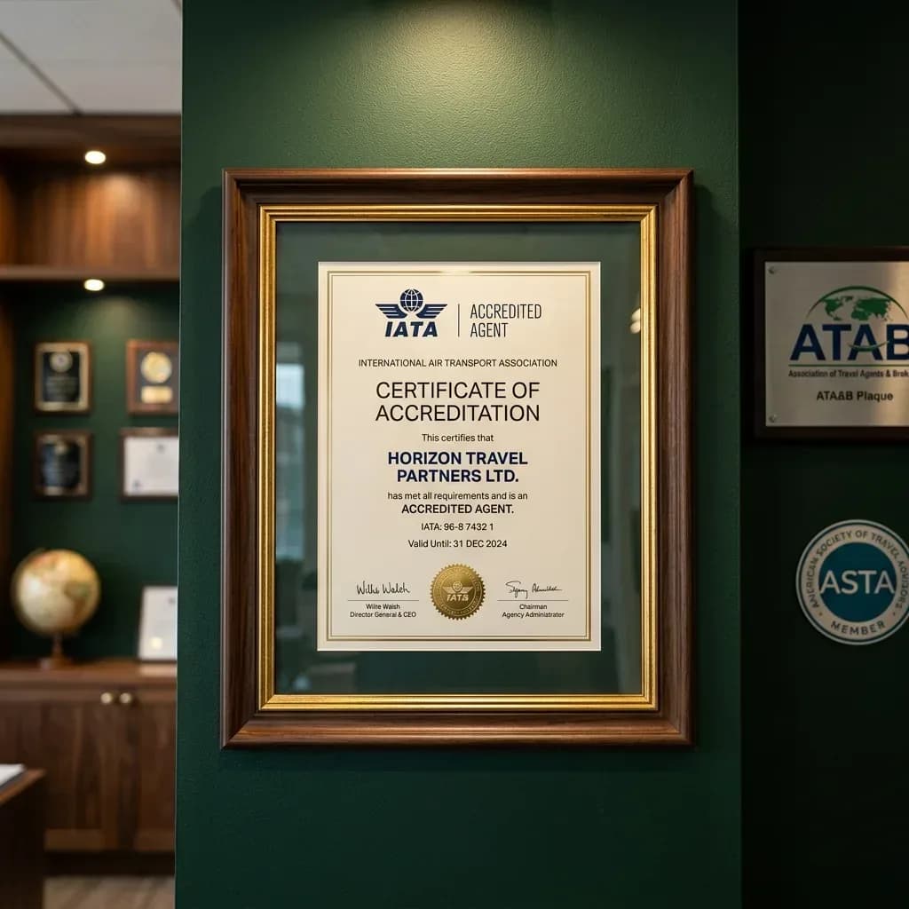 IATA accreditation seal